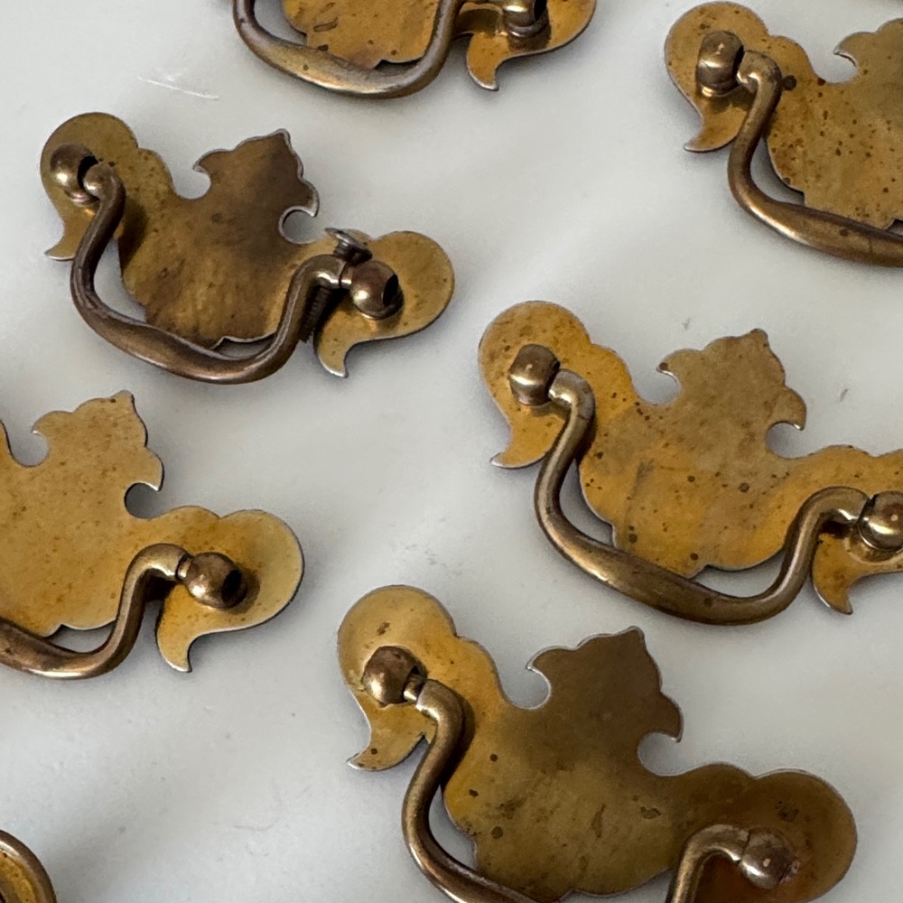 Vintage Brass Drawer Pulls and Knobs - Picture 3 of 8